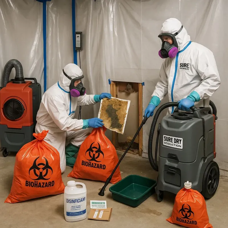 Contaminated Water Handling Protocols process in LaMoure County, ND